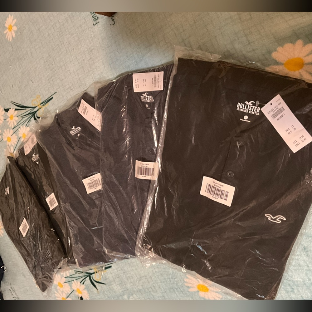 Hollister Polo Shirt Set5 xxl size